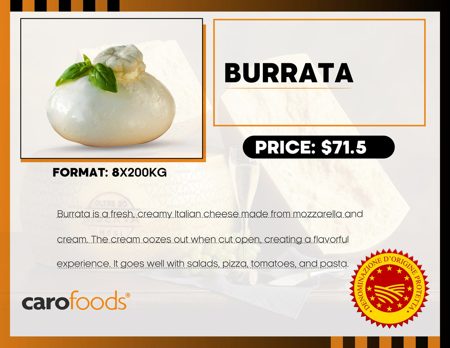 BURRATA CHEESE